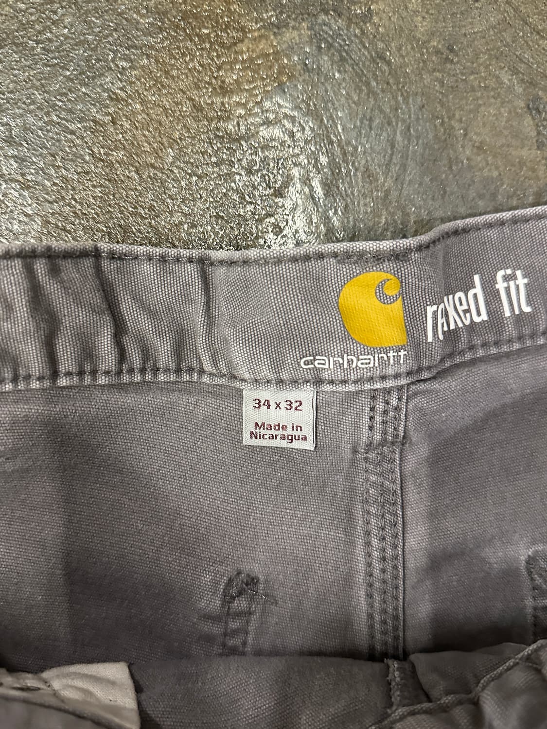칼하트 릴렉스핏 카펜터 코튼팬츠 34x32 상품이미지4