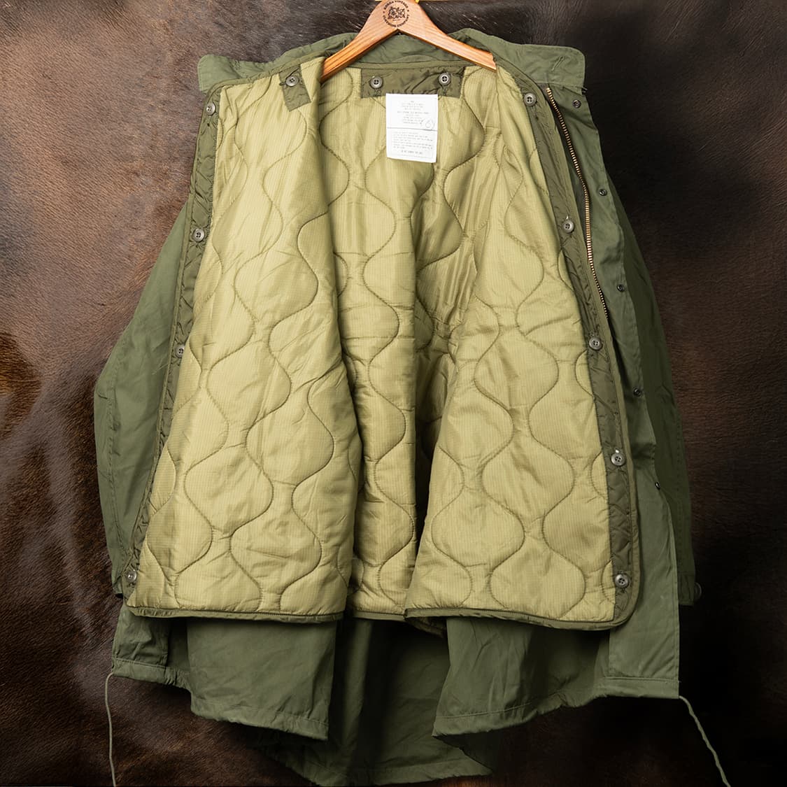 [L] 80s 미군 M65 피쉬테일 파카 데드스탁 오리지널  상품이미지3