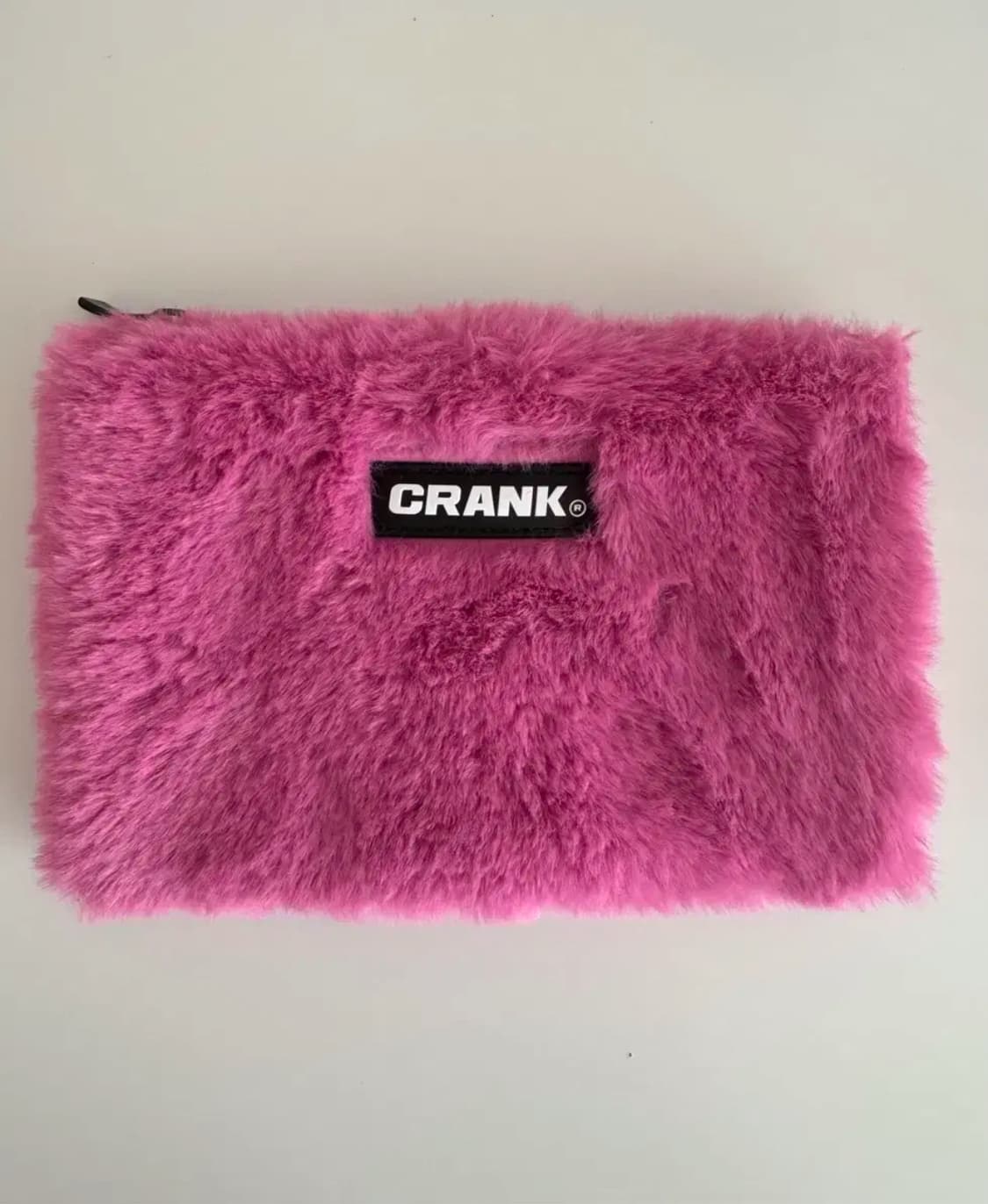 crank 크랭크 핑크 퍼 파우치 상품이미지1