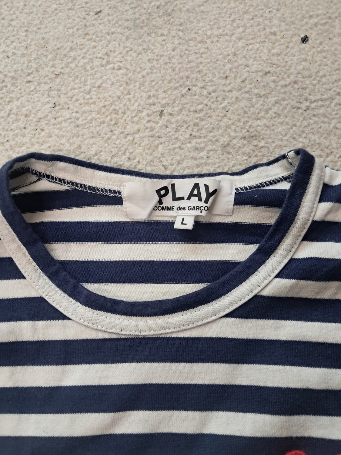 꼼데가르송 스트라이프 롱슬리브 상품이미지2