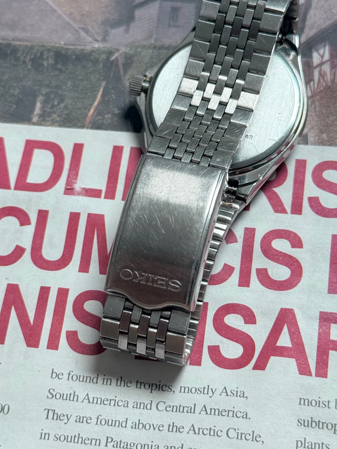 Seiko 세이코 SPRIT 쿼츠 Day-Date 상품이미지4