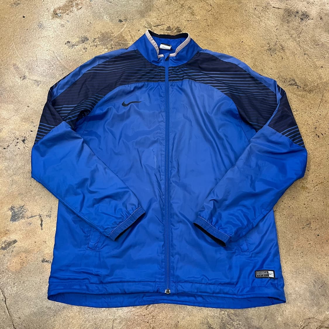 [정품/2XL] 나이키 블루 바람막이 자켓 b17 상품이미지2