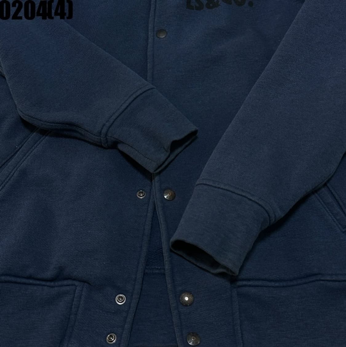 [M] 리바이스 LS&CO 스냅 버튼 플리스 블루종 자켓 0204(4) 상품이미지5