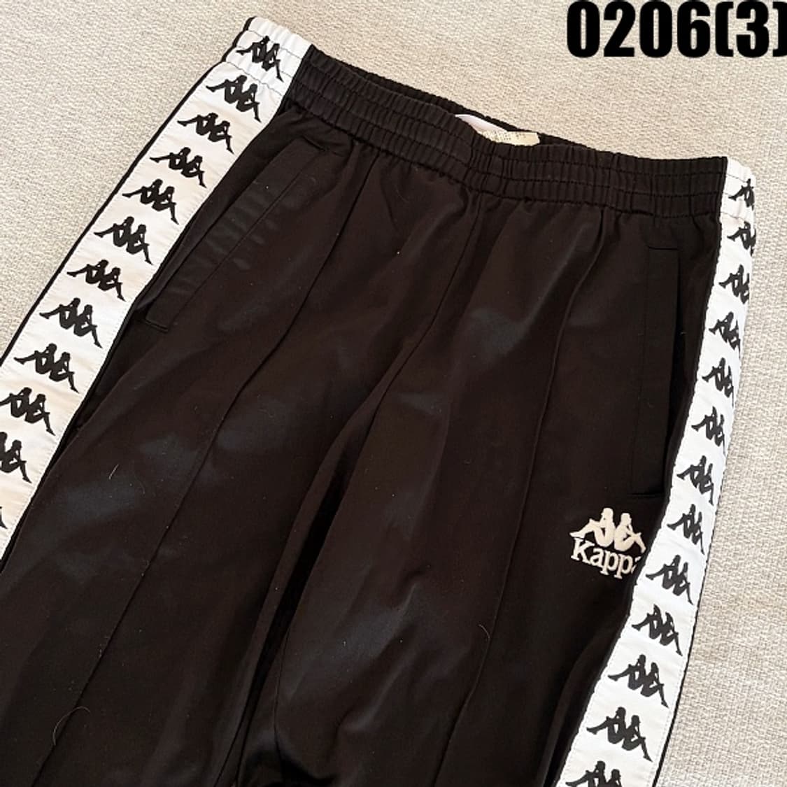 [M] 카파 블랙 사이드라인 포인트 트랙 팬츠 0206(3) 상품이미지2