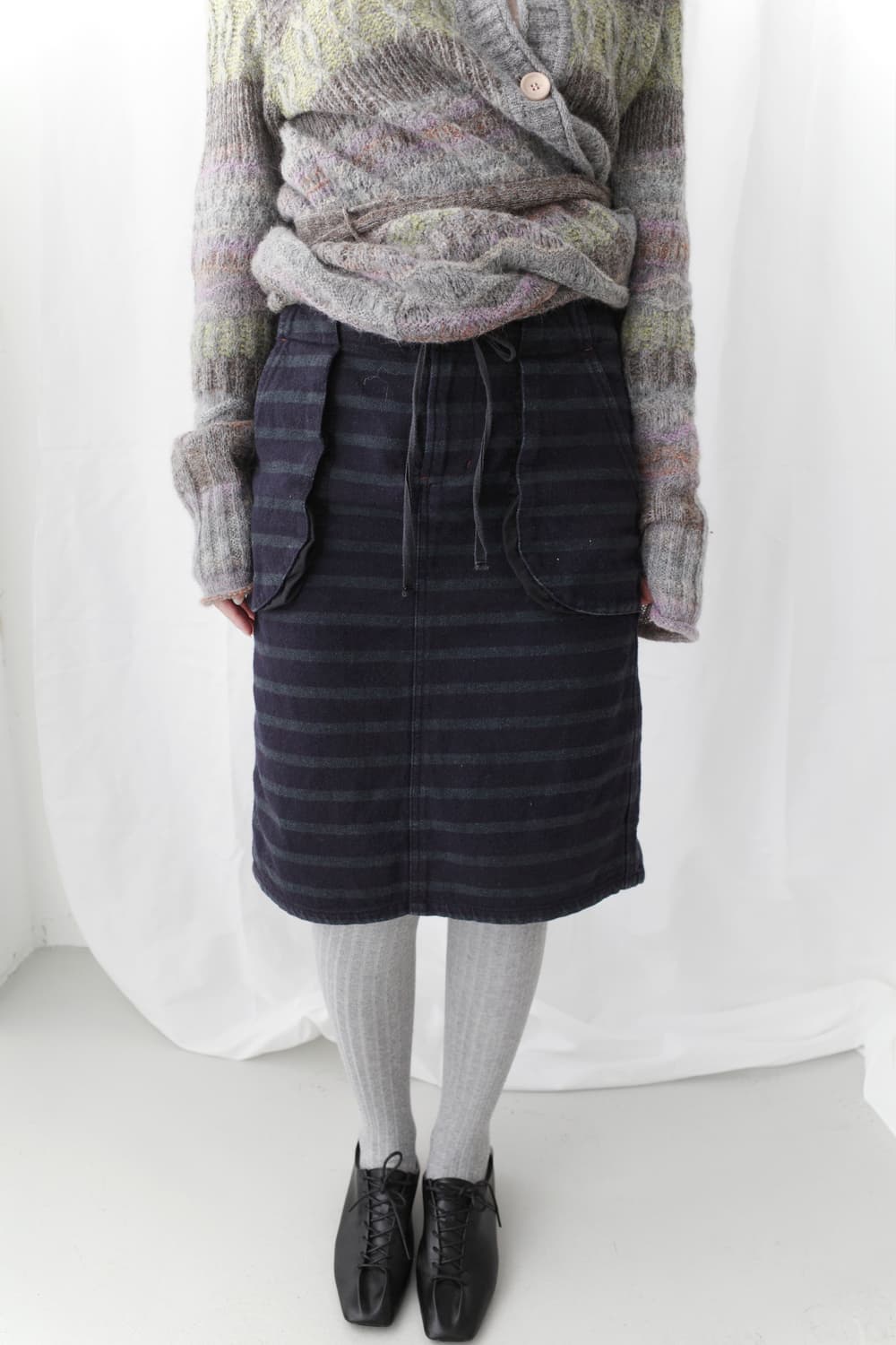 stripe skirt 상품이미지5