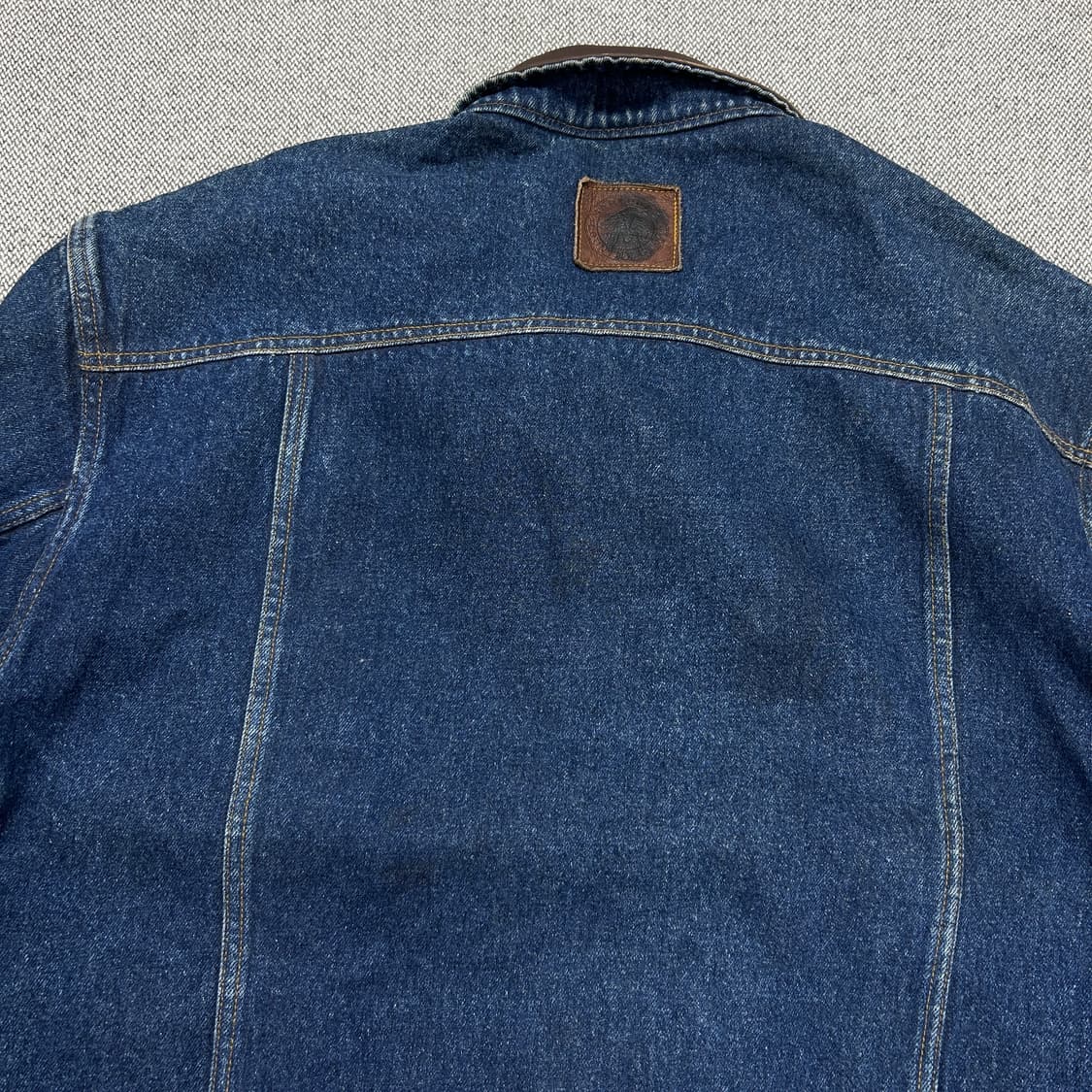 말보로 컨트리 레더넥 데님자켓(XL) 상품이미지5