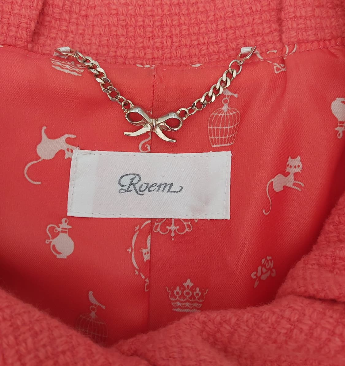 양산형 지뢰계 갸루 로리타 리본 코트 상품이미지4