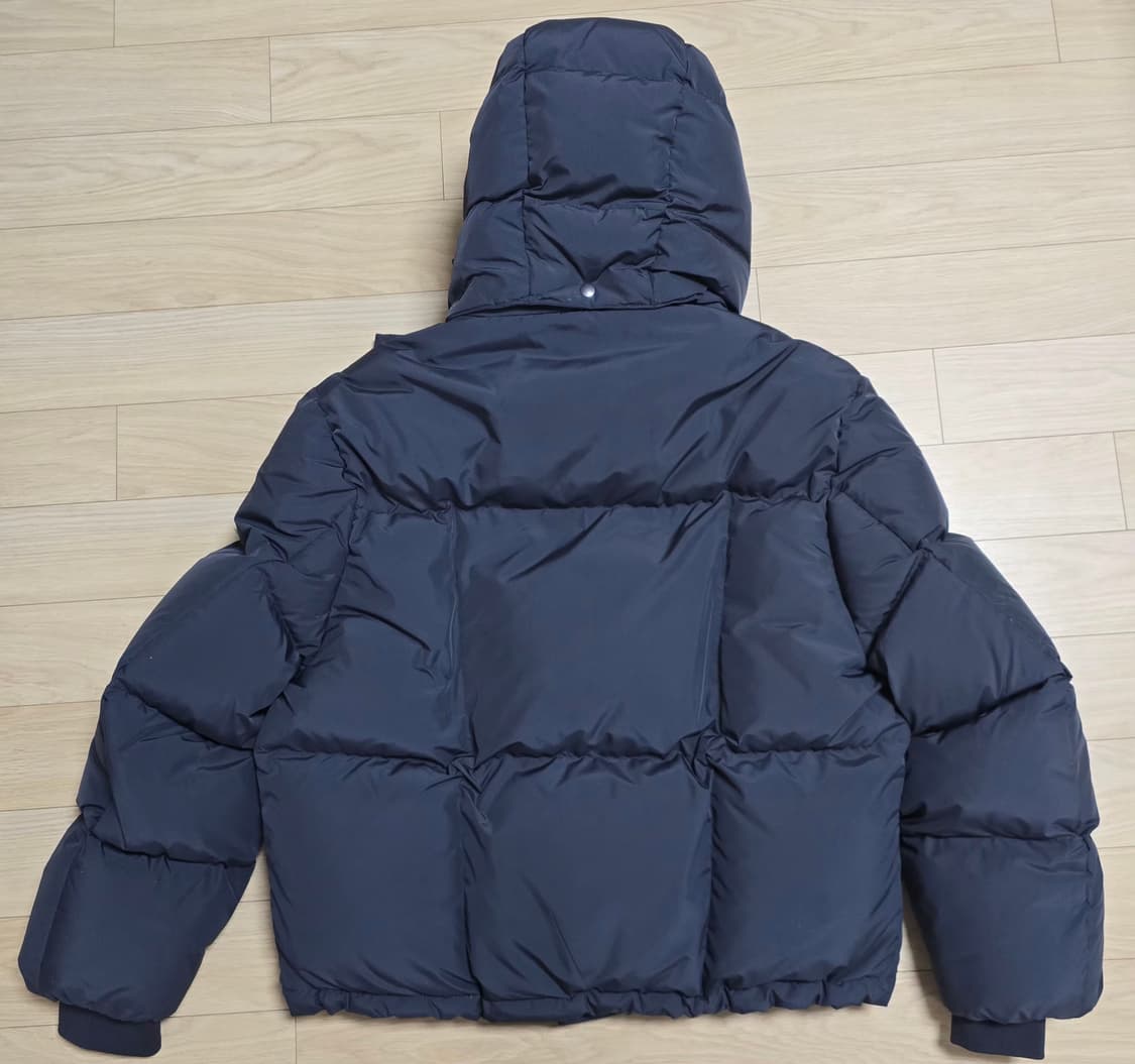 벨리에 크로스라인 후디드 구스 다운 미드나잇 그레이 3사이즈 상품이미지5