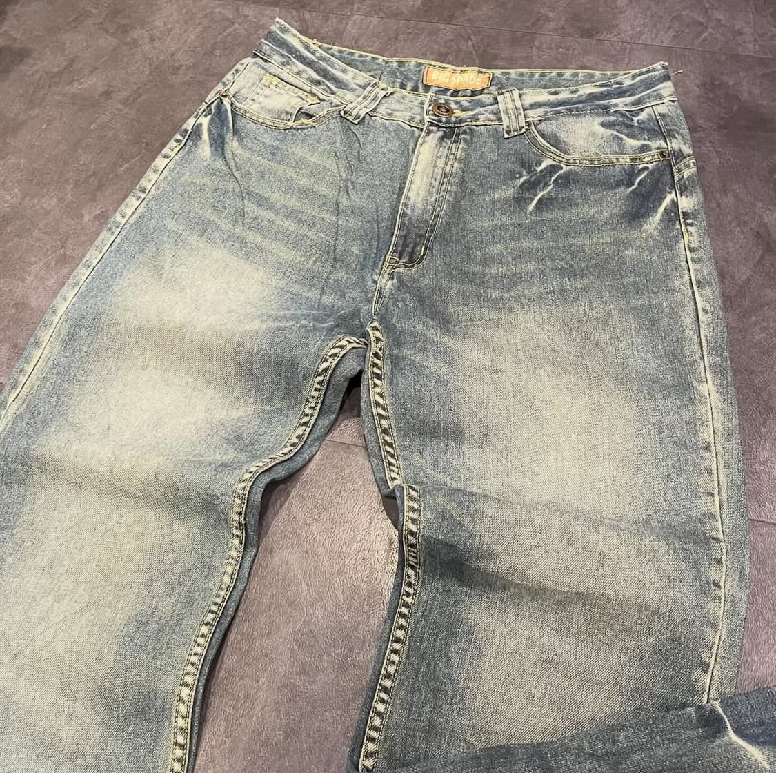 [IM] jean Big Spade jieans 힙합데님 자수 워싱 팬츠 상품이미지6