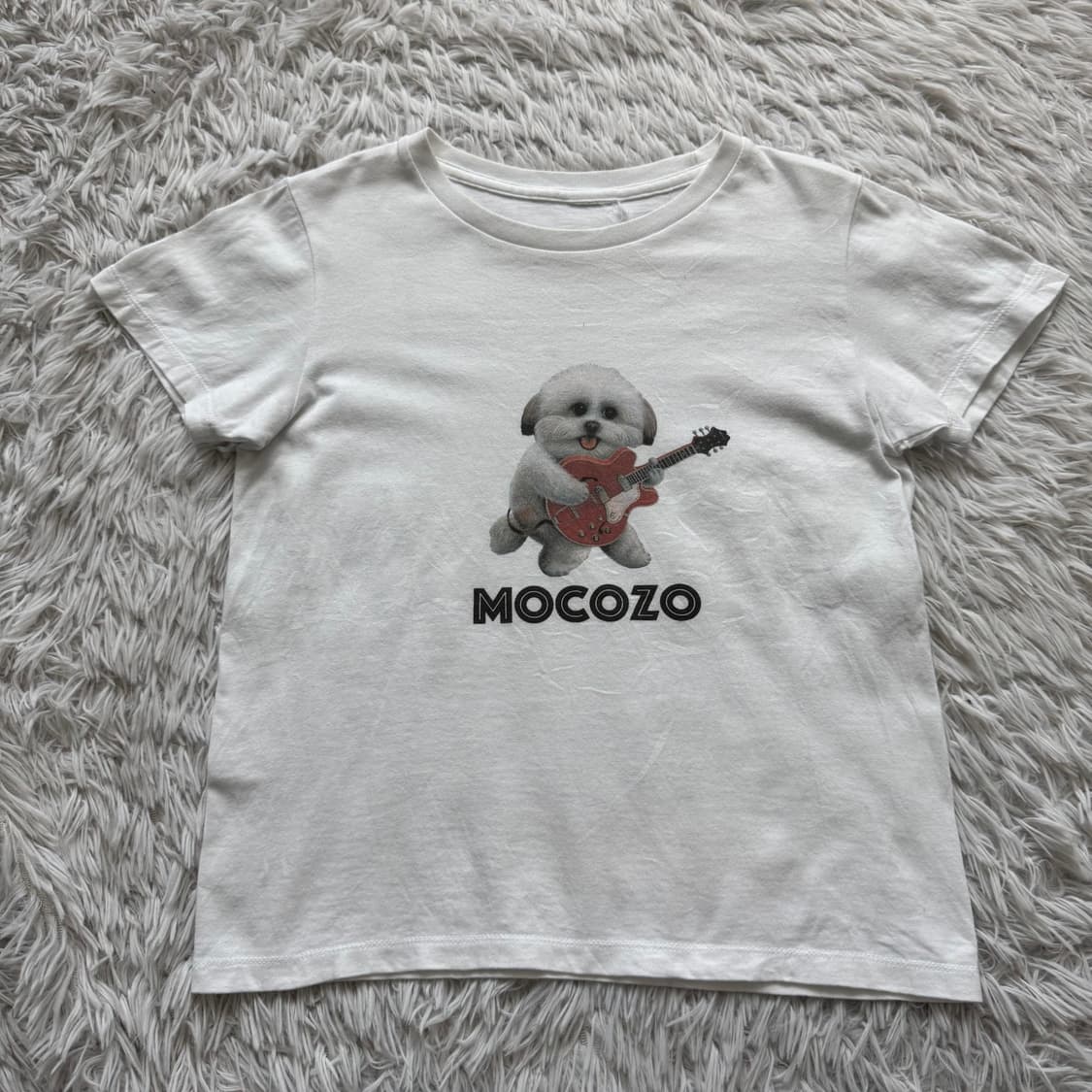 MOCOZO 일본빈티지 크롭티 빈티지반팔 반팔 딱붙핏 슬림핏 S 38 상품이미지2