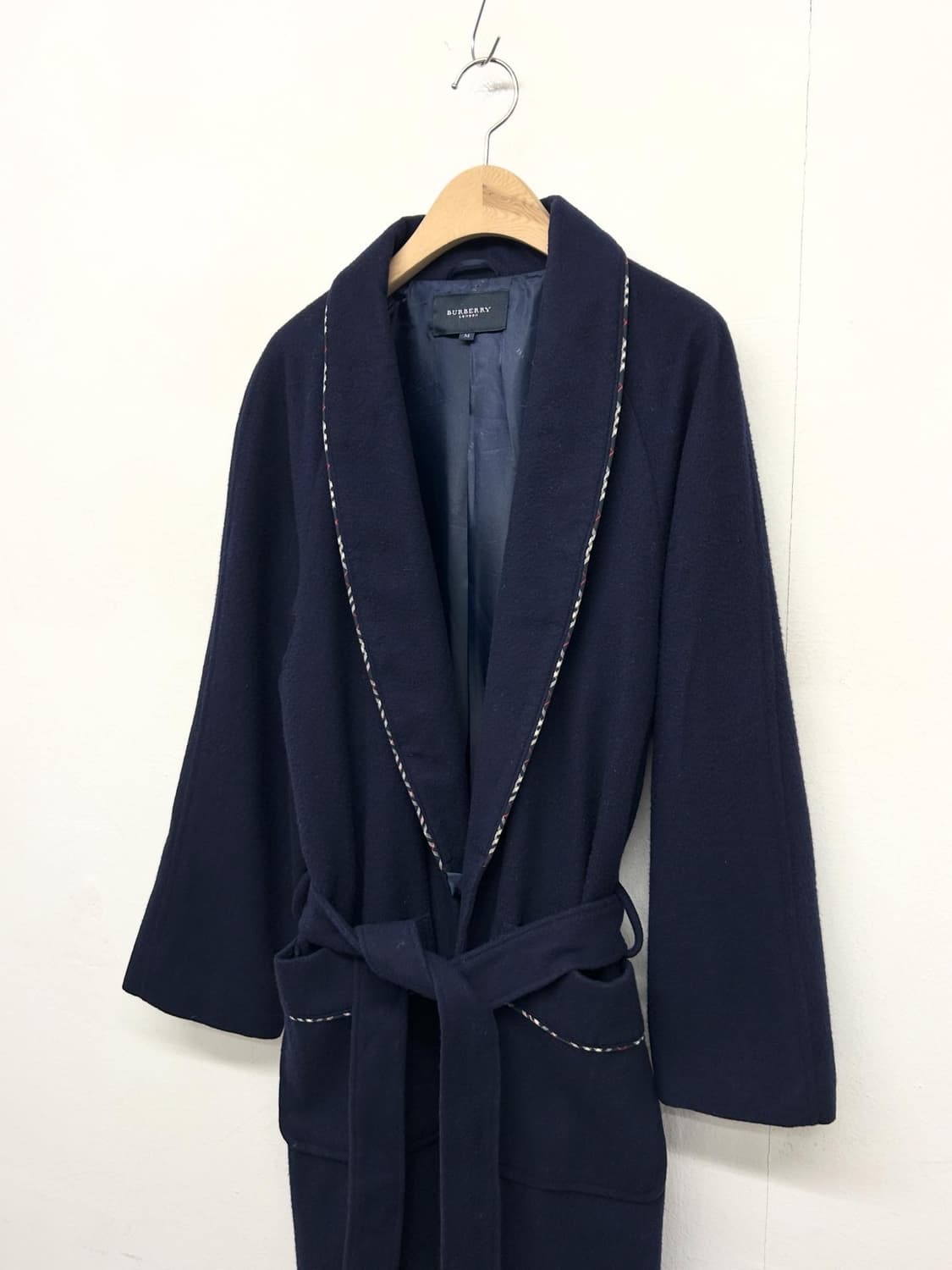 JPN 버버리 런던 캐시미어 홈웨어 로브 코트 상품이미지2