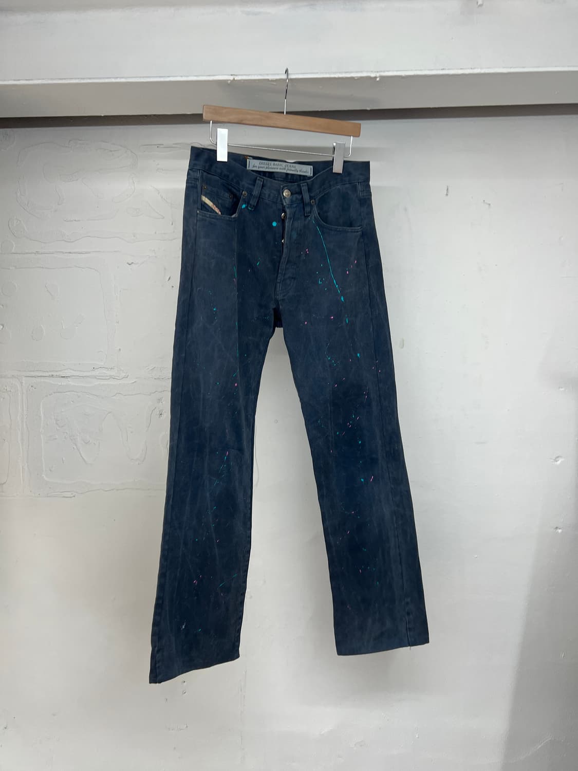 디젤 페인트 데님팬츠  상품이미지2