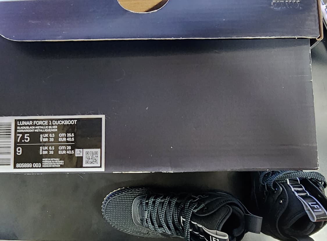 [255] 나이키 루나 포스1 덕부츠 블랙 팝니다 상품이미지2