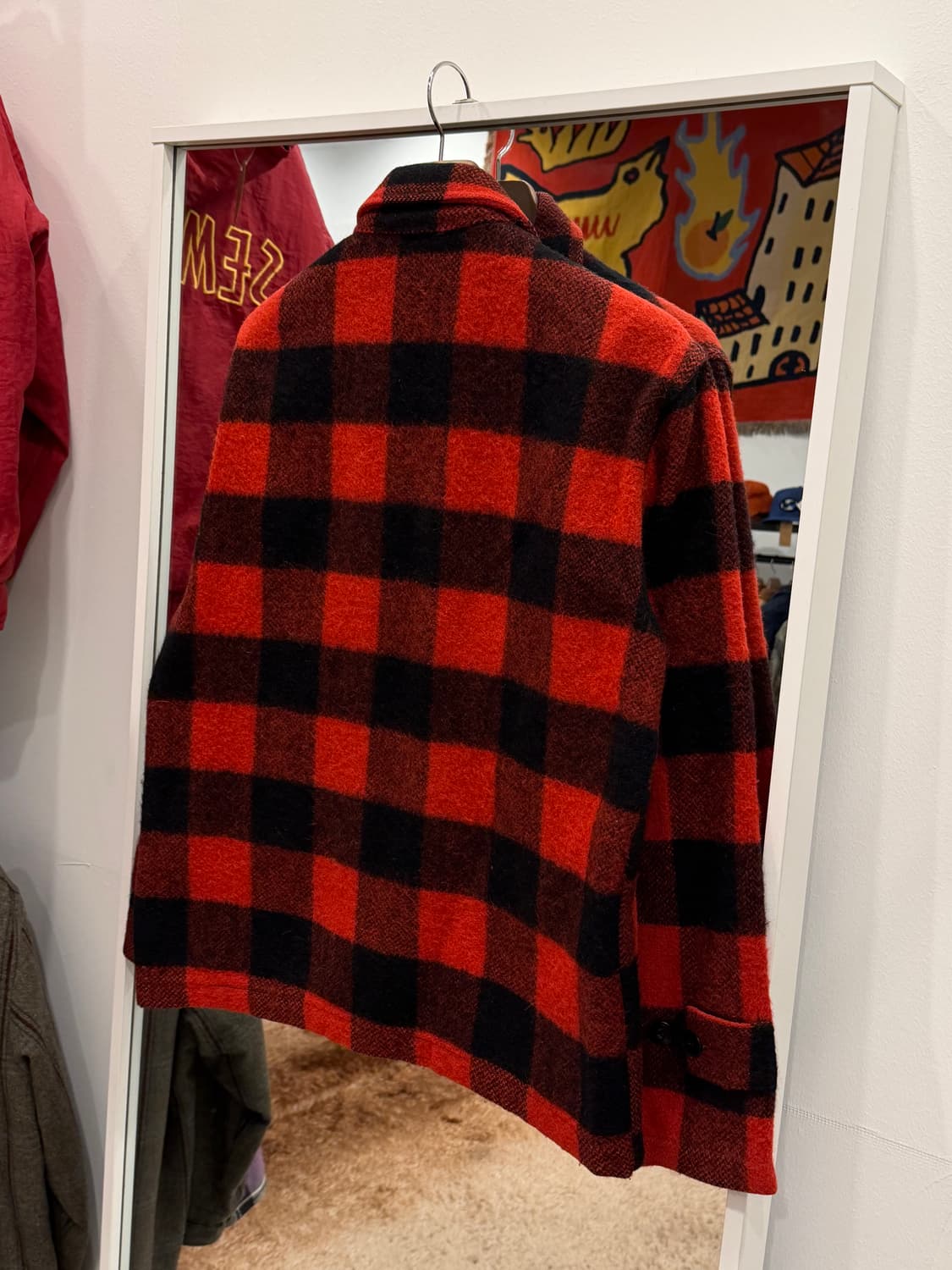 60s Big Bac by Penney's 버팔로 체크 울 헌팅 자켓 상품이미지7