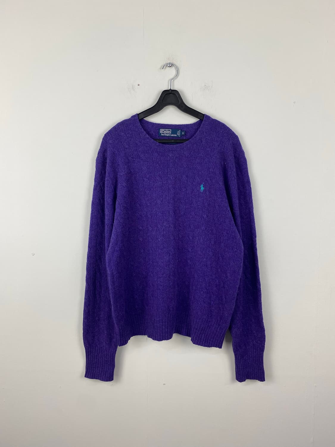 폴로 랄프로렌 램스울 꽈배기 니트 M 상품이미지1