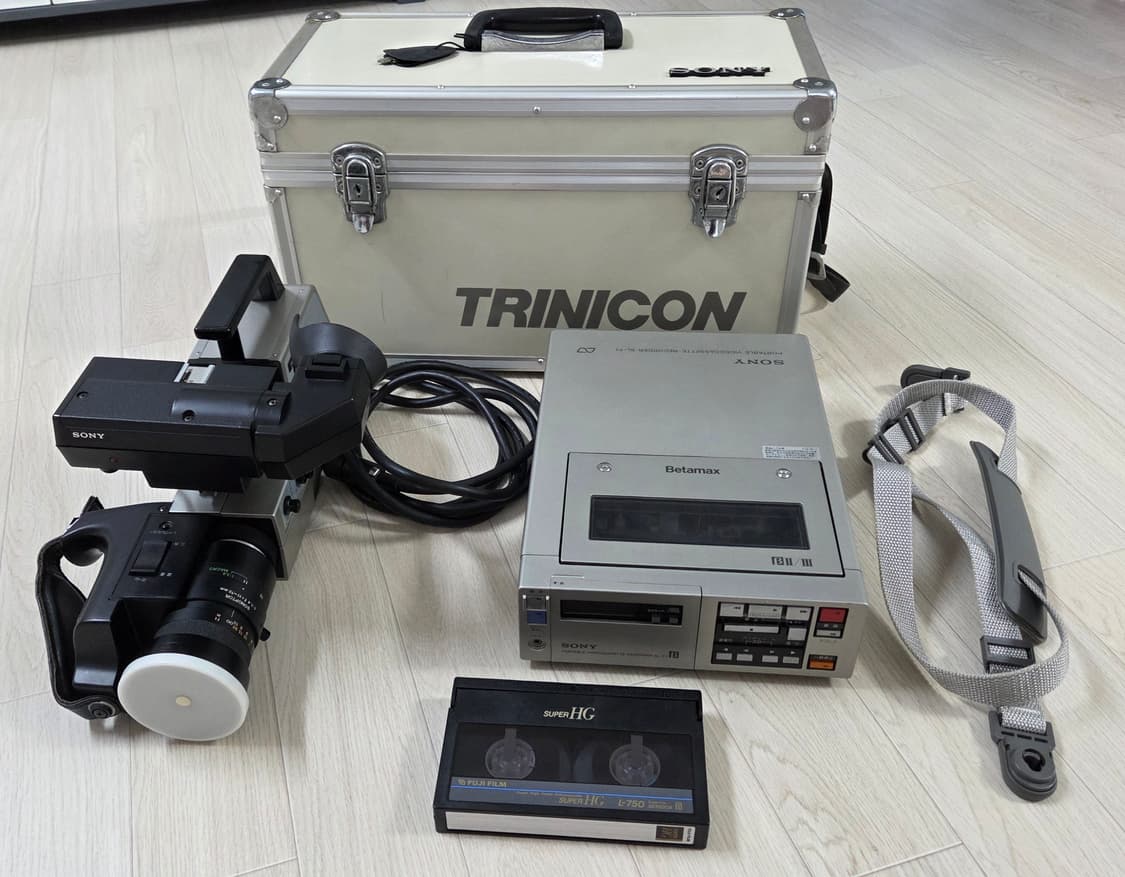 소니 베타맥스 비디오 카메라, 포터블 테이프 레코더 상품이미지1