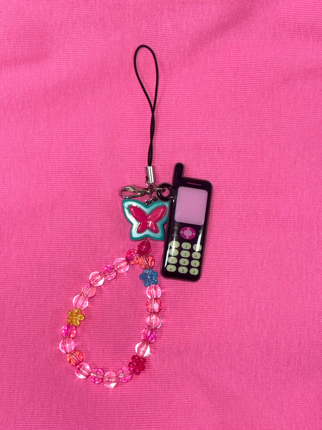 y2k 빈티지 무드 핸드메이드 키링 상품이미지2