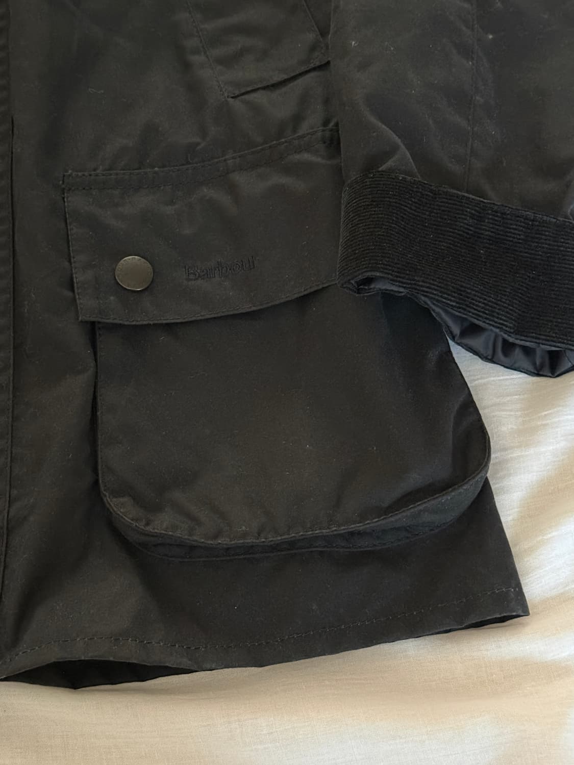 바버 왁스자켓 블랙 상품이미지5