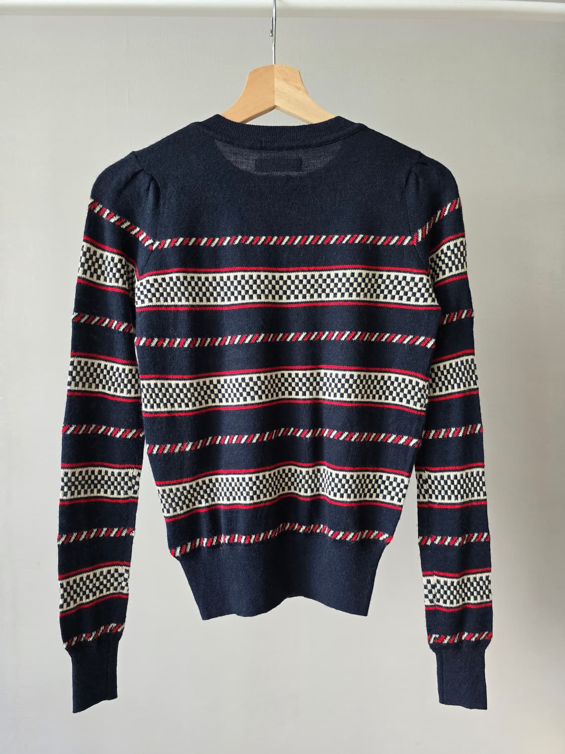 이자벨 마랑 에뚜왈 스트라이프 체크 니트 상품이미지5