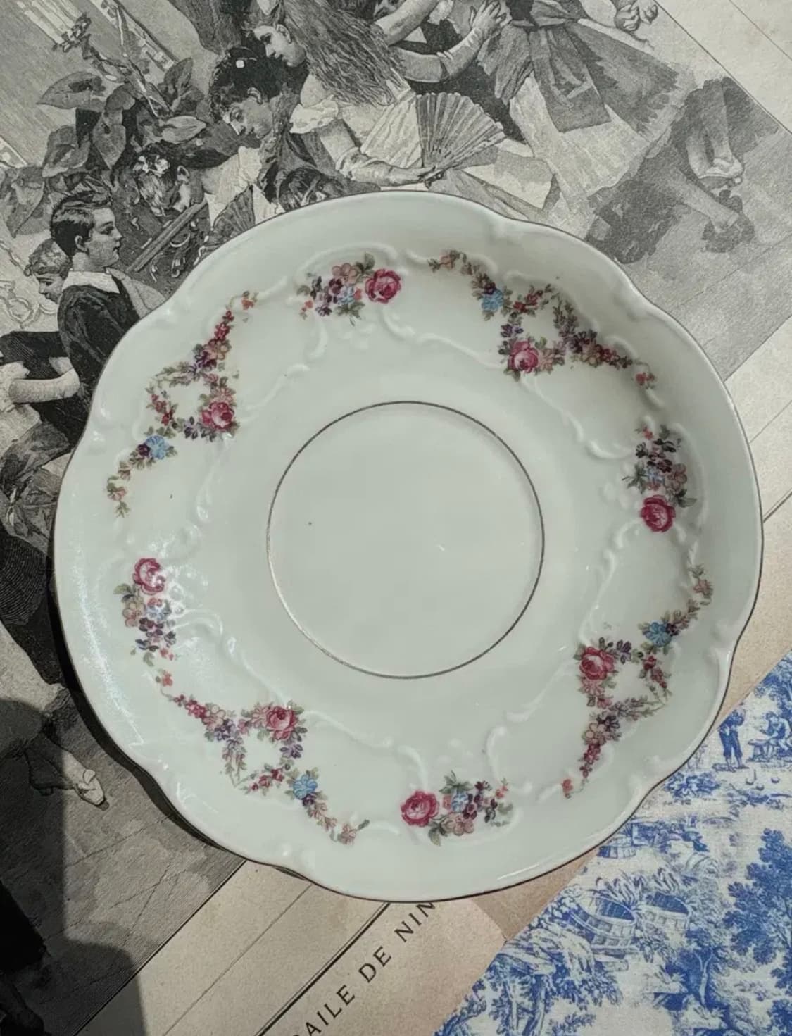 독일 올드 슈바르첸함머 핸드페인티드 찻잔 듀오세트 상품이미지5