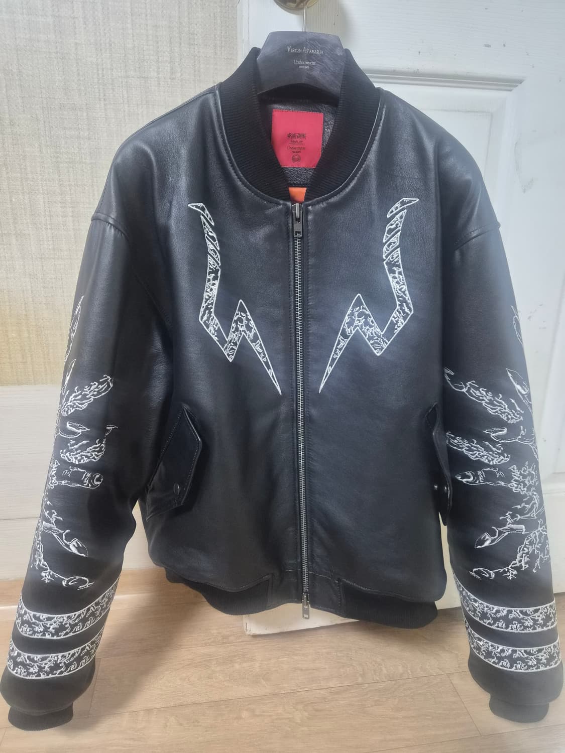 언더마이카 주술회전 복마어주자 가죽 봄버  1사이즈 상품이미지1