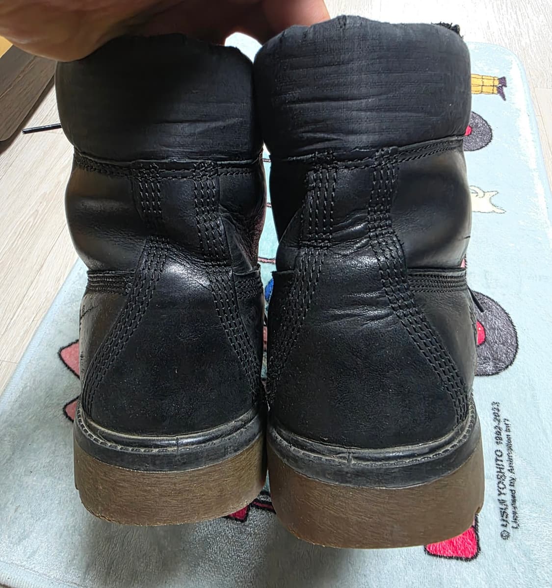 팀버랜드 6인치 가죽 블랙부츠(8w 265) 상품이미지6