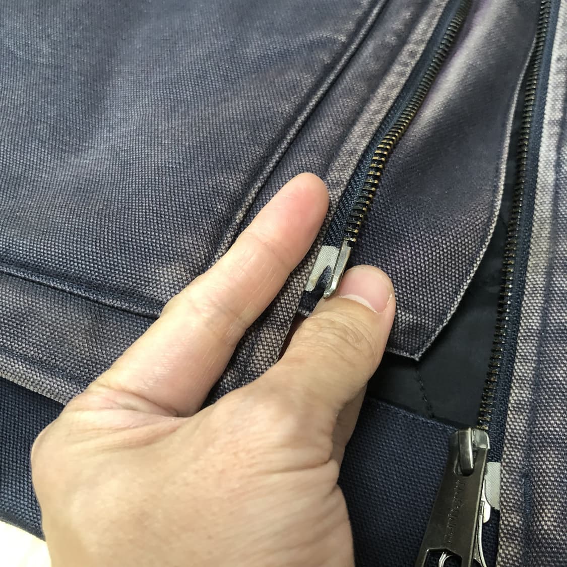 (M) 칼하트 Carhartt 덕캔버스 신슐레이트 베스트 조끼 네이비 상품이미지5