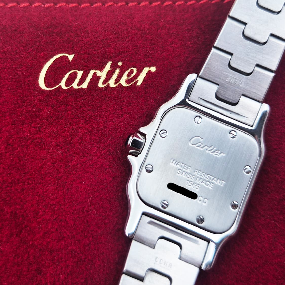 까르띠에 산토스 스틸 스몰사이즈 여성용 상품이미지5