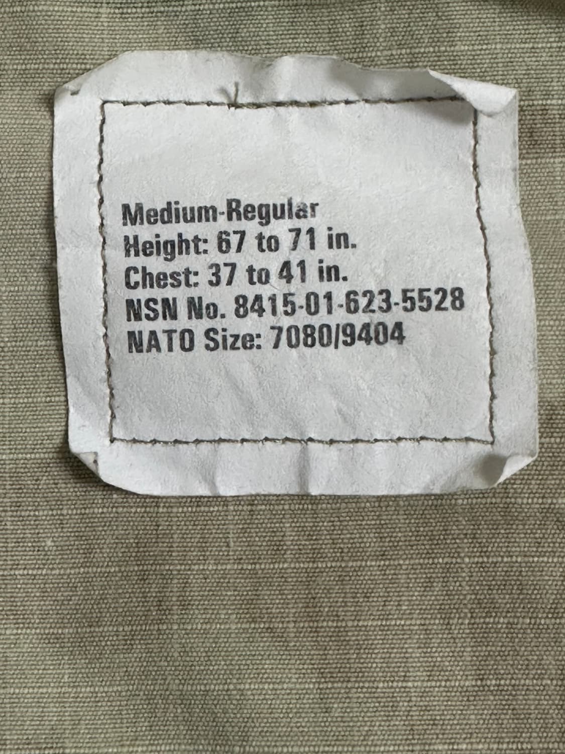 미군 OCP 전투복 상의 (M/R) (L) 상품이미지7