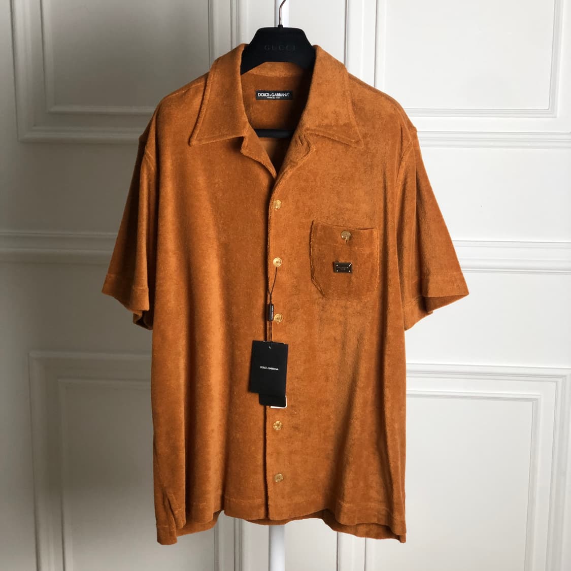 돌체앤가바나 런웨이 메인 로고 셔츠 상품이미지5