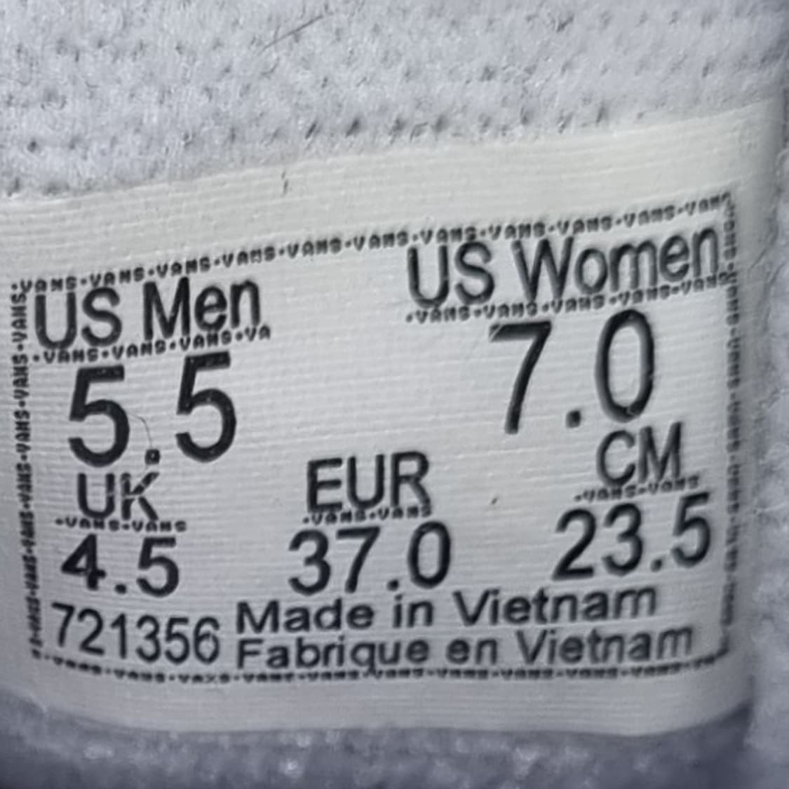 반스 올드스쿨 오버트 체커보드 스니커즈235 상품이미지6