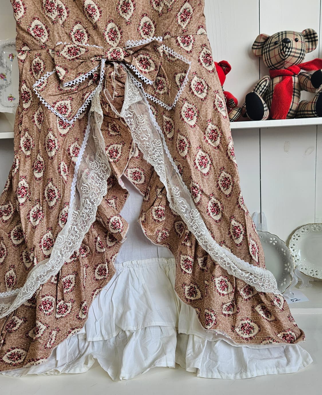 레이스 레이어드 원피스 상품이미지5