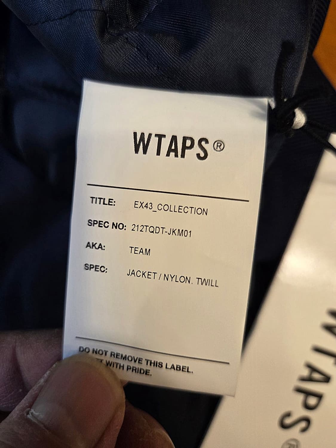 더블탭스 21 시즌 팀자켓 상품이미지5