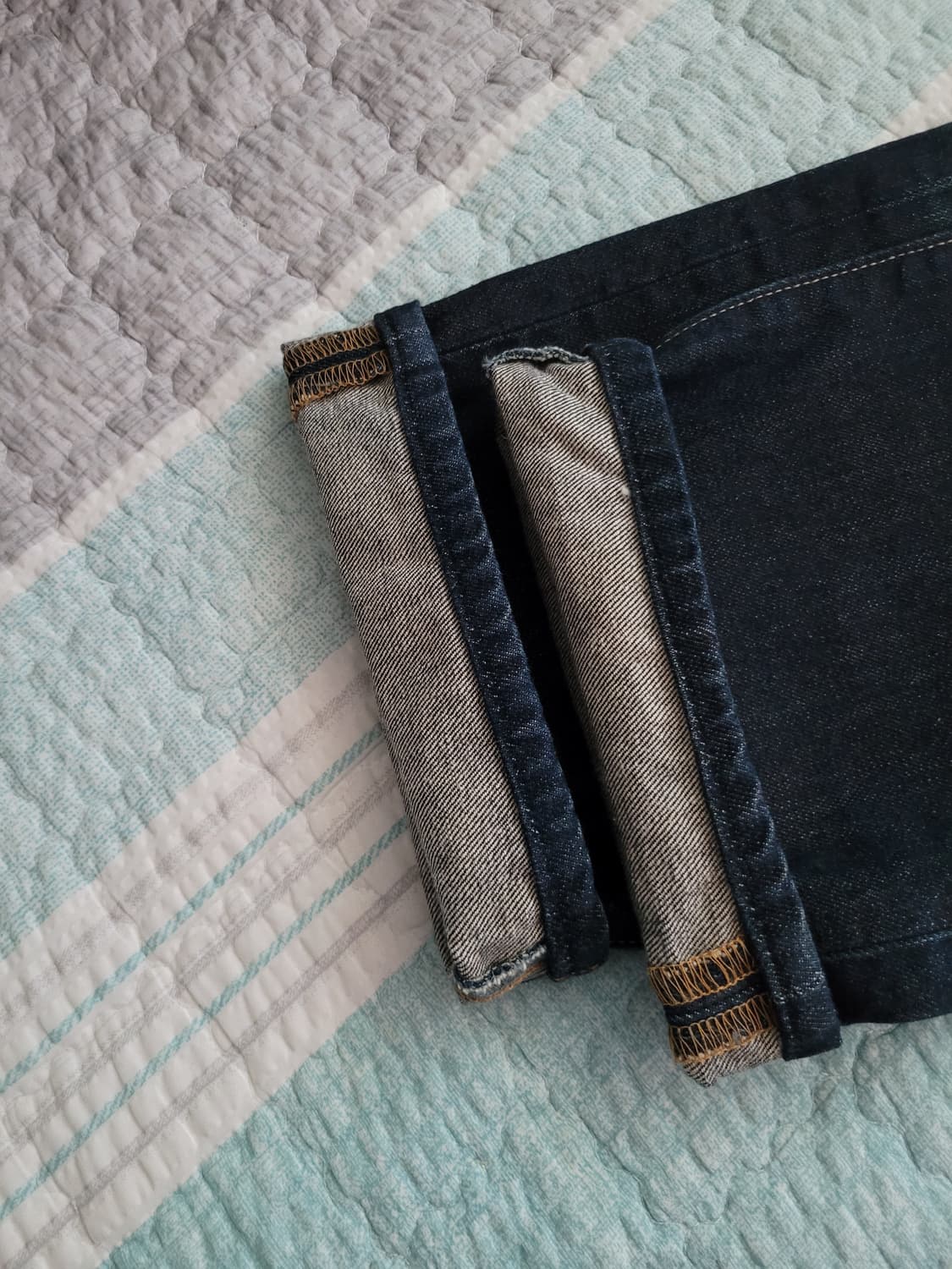 리바이스 08 501. 레귤러스트레이트 다크블루워싱진. 32사이즈 상품이미지9