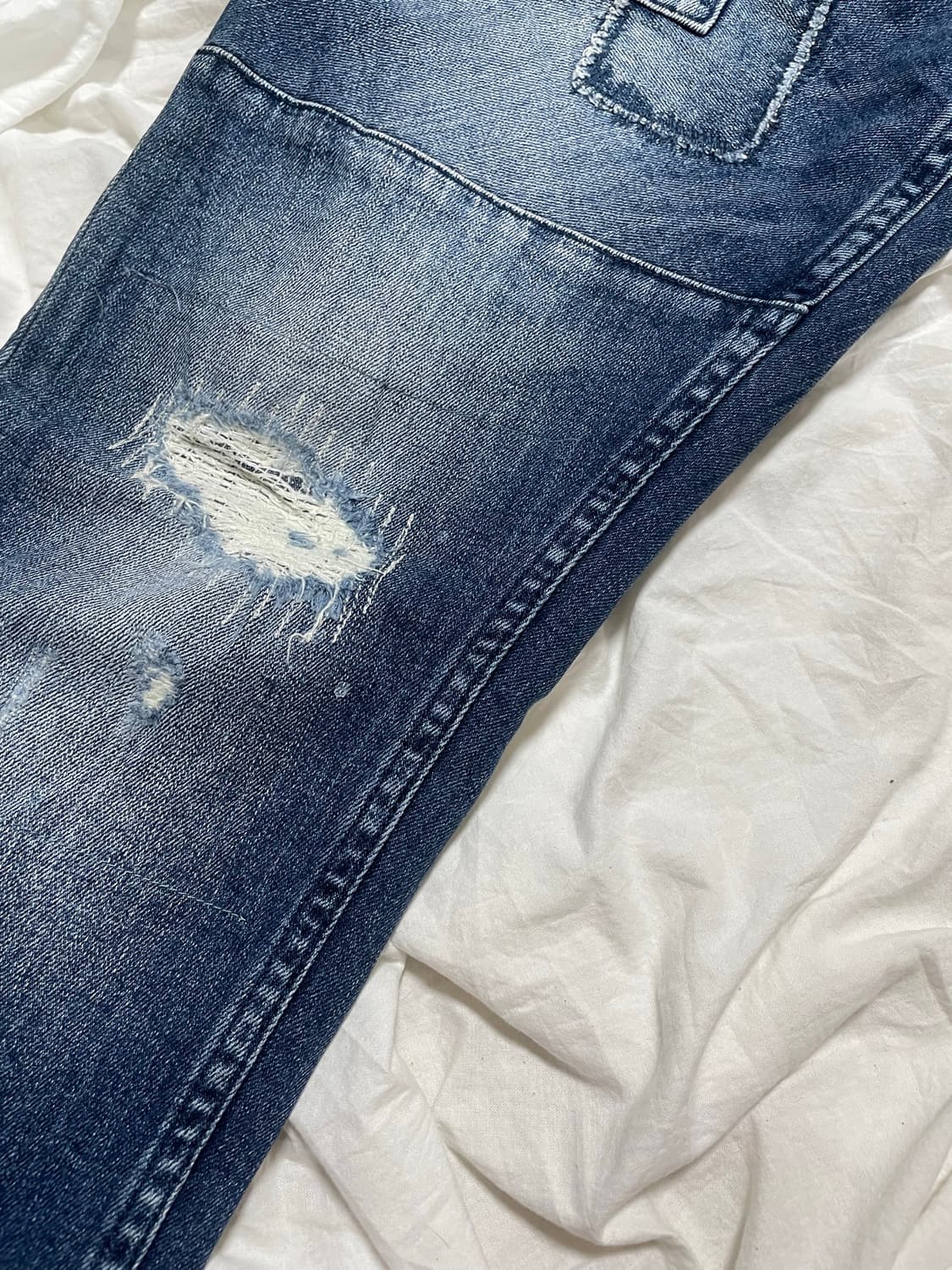 BAYFLOW DENIM 패치워크 TAPERED W31 상품이미지7