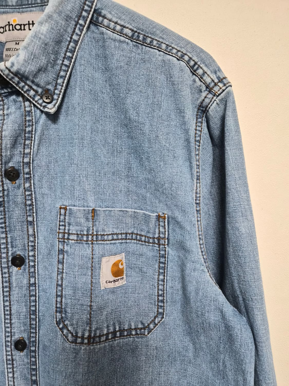 칼하트Carhartt 데님 셔츠 M - S228 상품이미지3