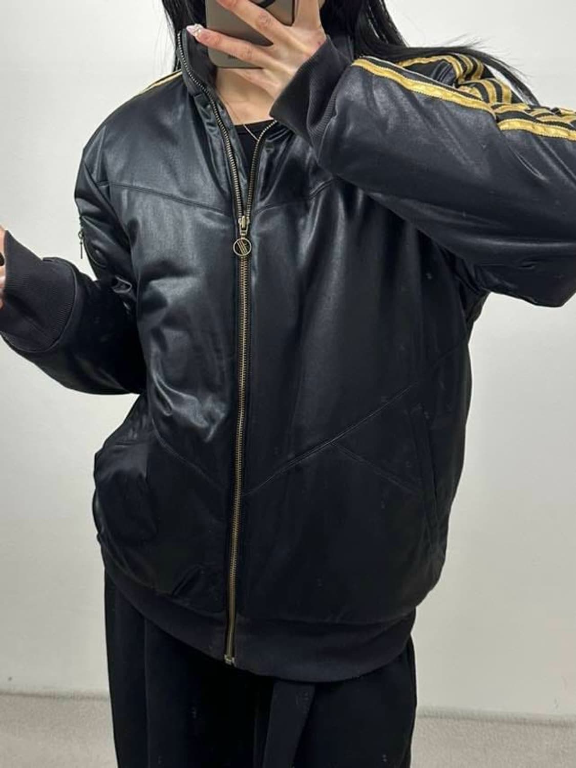 아디다스 검금 올드스쿨 패딩 점퍼 패디드 자켓(95) 상품이미지1