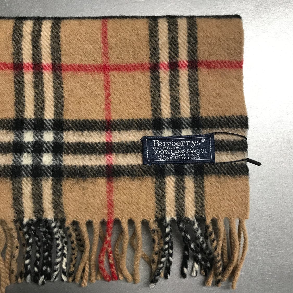 버버리 정품 램스울 머플러 베이지 상품이미지3