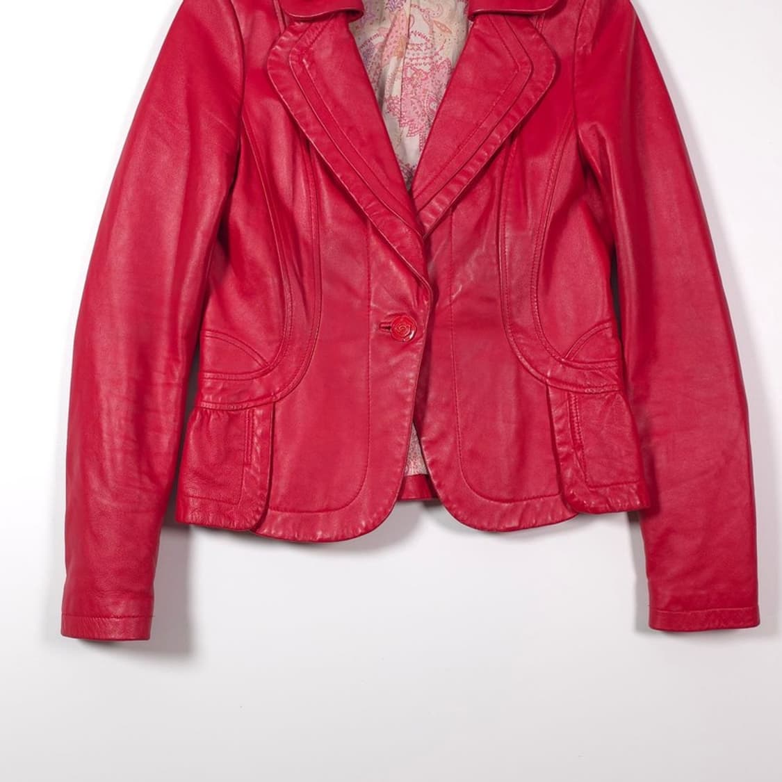 베스띠벨리 리얼 양가죽 페이즐리 라이닝 자켓 66 상품이미지4