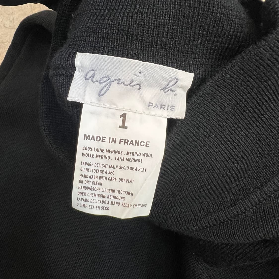 agnes b 터틀넥 니트 상품이미지9