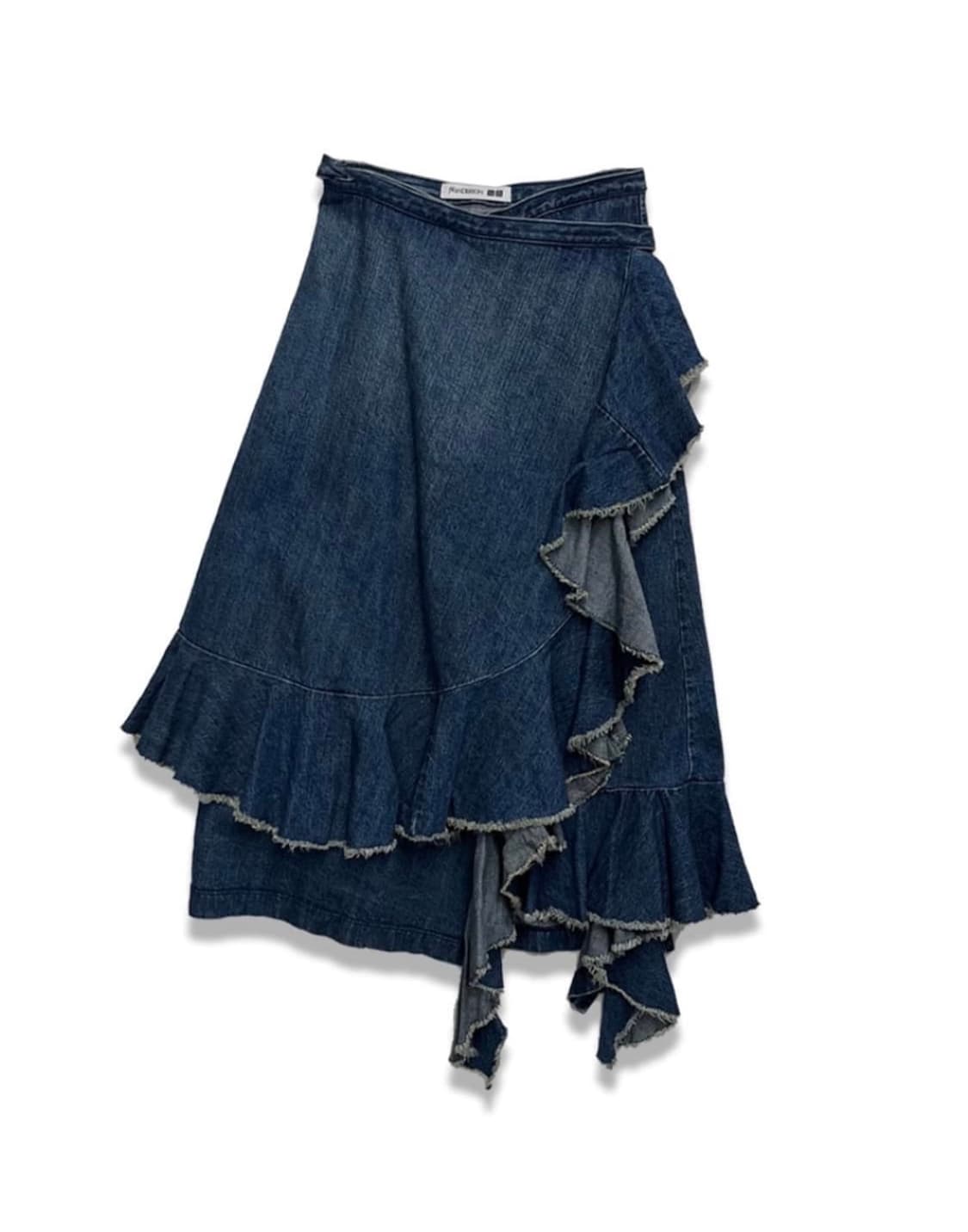 JWANDERSON x UNIQLO 프릴데님 랩스커트  상품이미지1