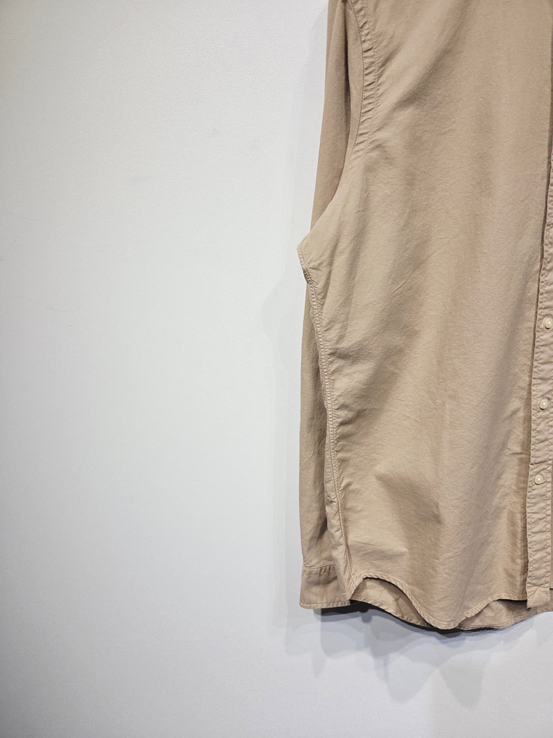 폴로 랄프로렌 클래식핏 코튼 셔츠 베이지 상품이미지4