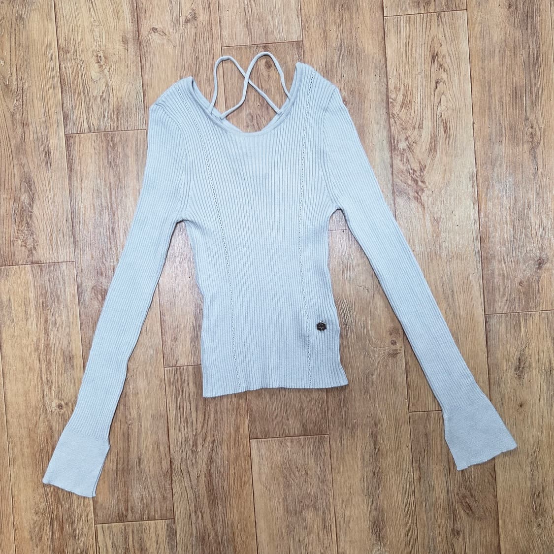 루에브르(LOEUVRE) 크로스 스트랩 니트탑 55 상품이미지5