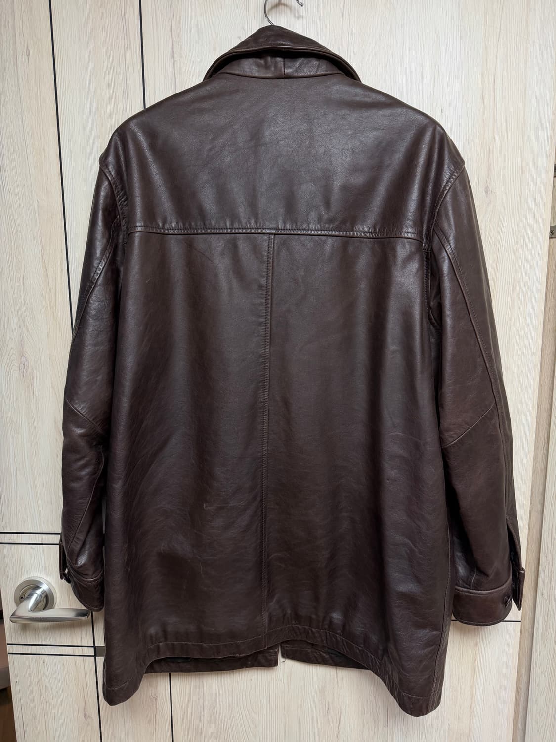 올드 갭 레더 카코트 브라운 상품이미지5