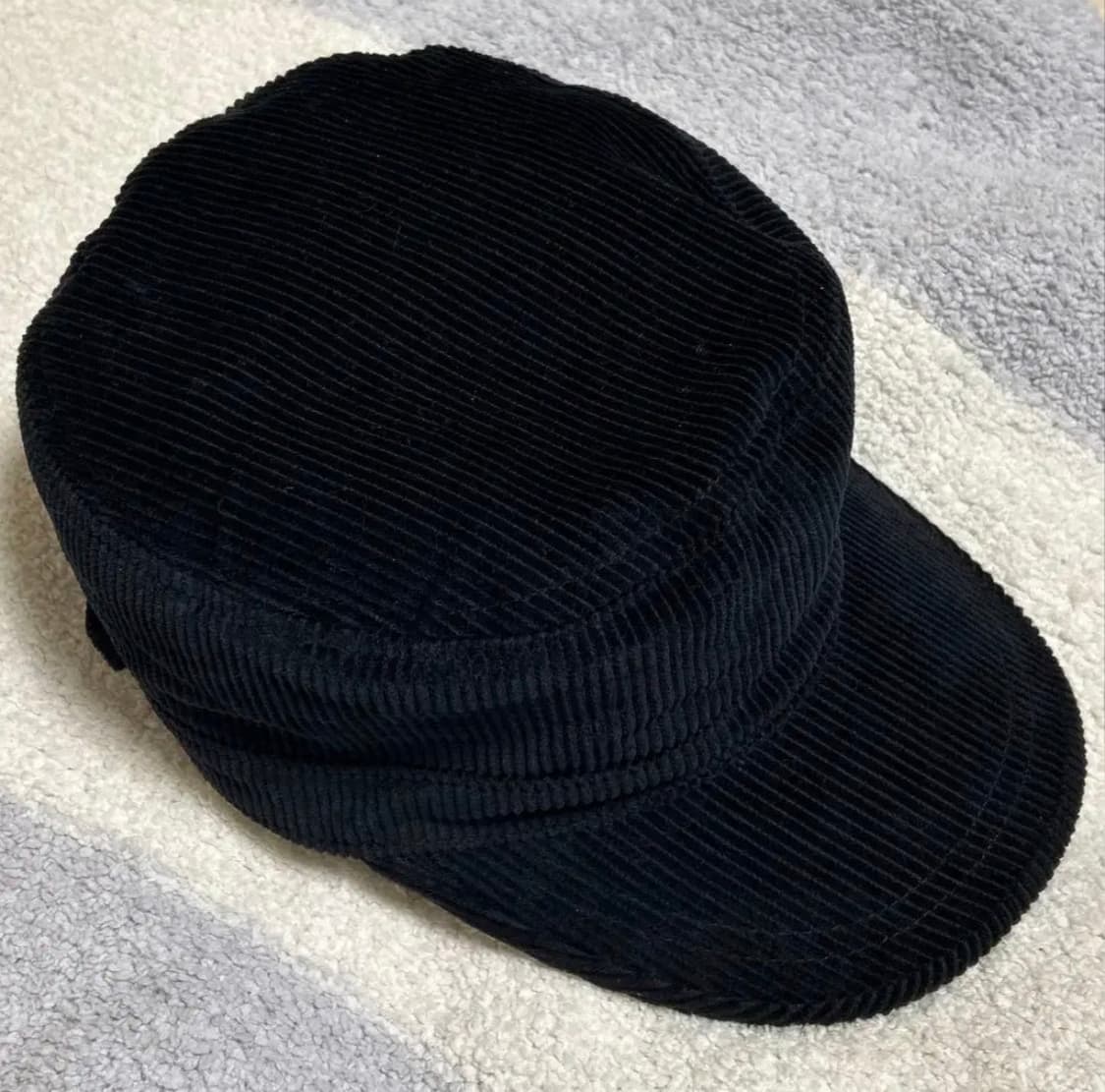 CA4LA 헌팅 캡 블랙 코듀로이 상품이미지1