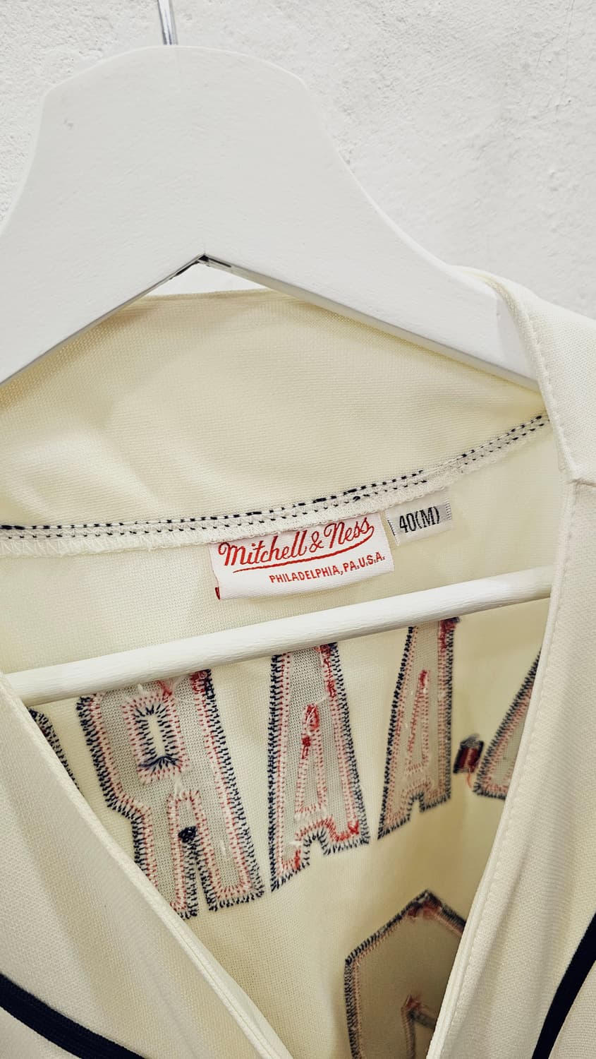 미첼앤네스 행크 애런 1963 밀워키 브레이브스 야구 져지 상품이미지5