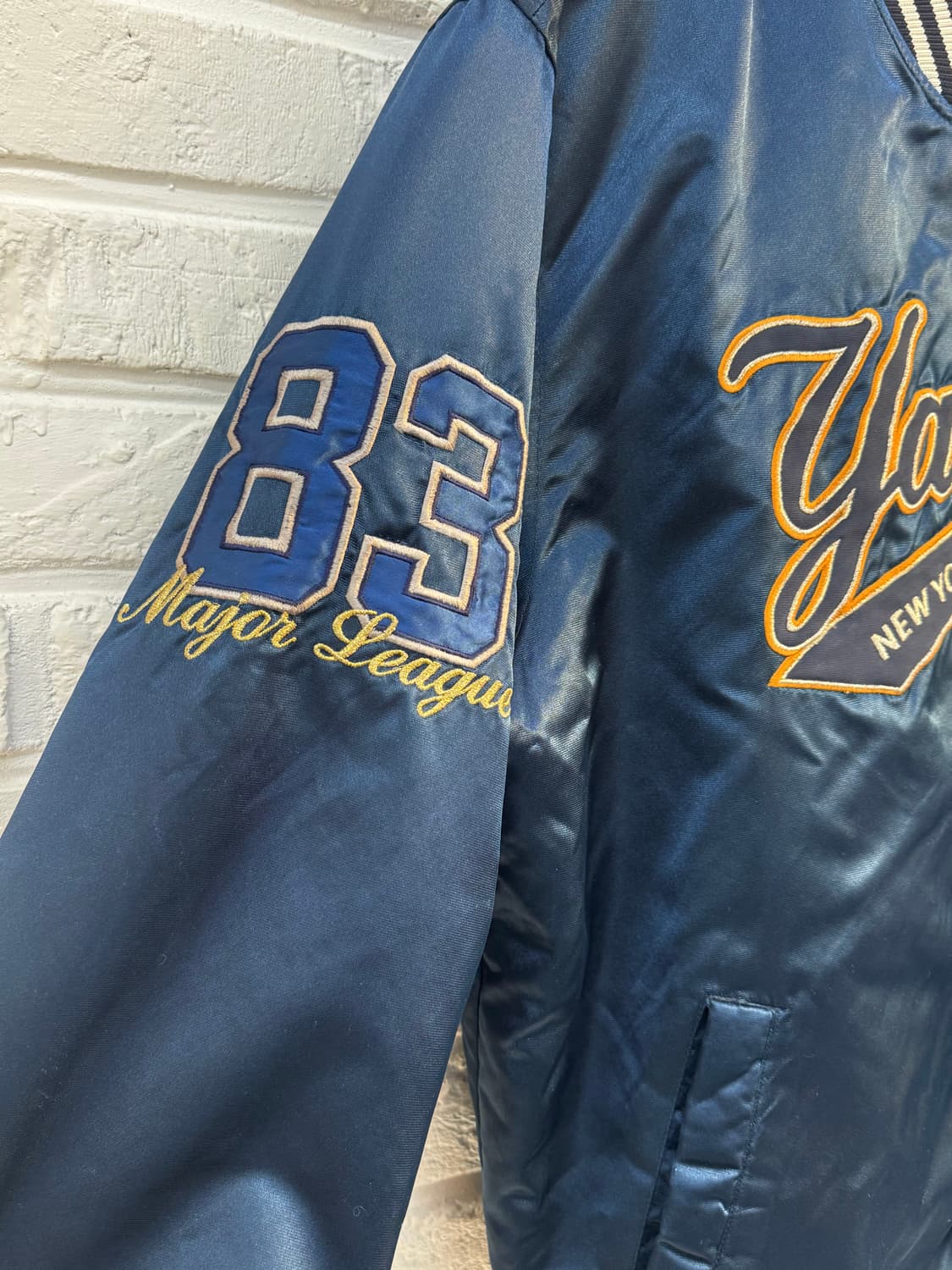 MLB 양키즈 블루 바시티 자켓 상품이미지5