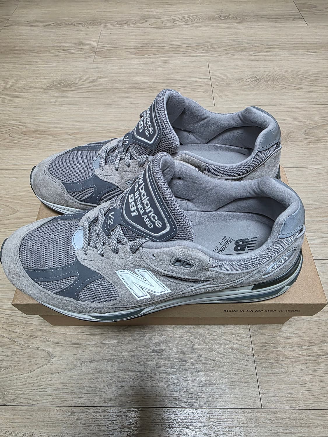 [네고환영] 뉴발란스 991v2 그레이 270 메이드 인 UK 상품이미지4