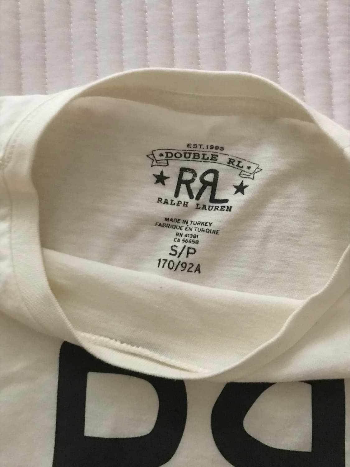 더블알엘 RRL 로고저지티셔츠 S 상품이미지3