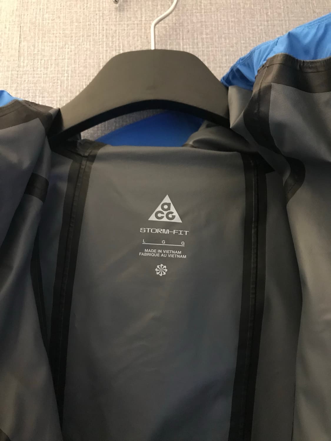 나이키 ACG 스톰핏 ADV 바람막이 블루 서밋 화이트 L 상품이미지5